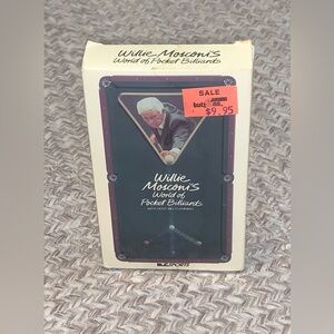 Willie Mosconi's World of Pocket Billiards Very Rare Betamax Video 1981
